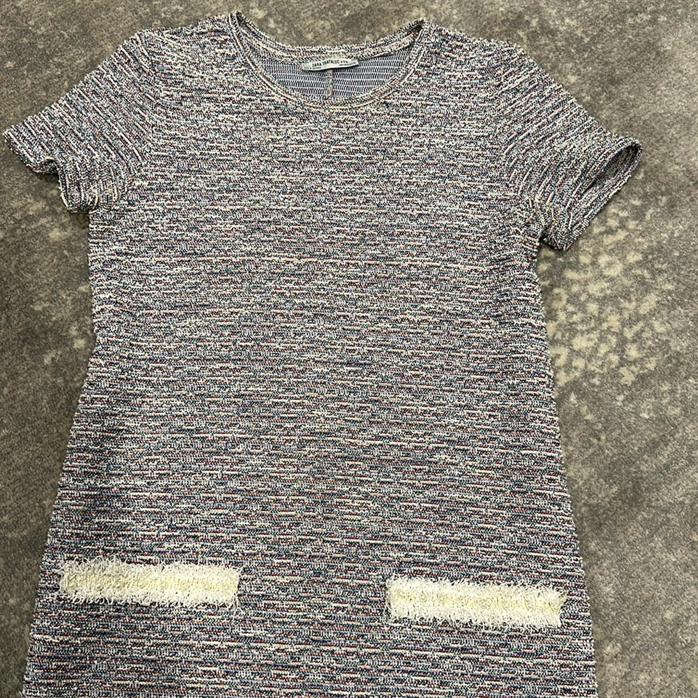 ZARA TWEED DRESS SIZE S WITH PEARL EMBELLISHMENTS - Picture 14 of 14